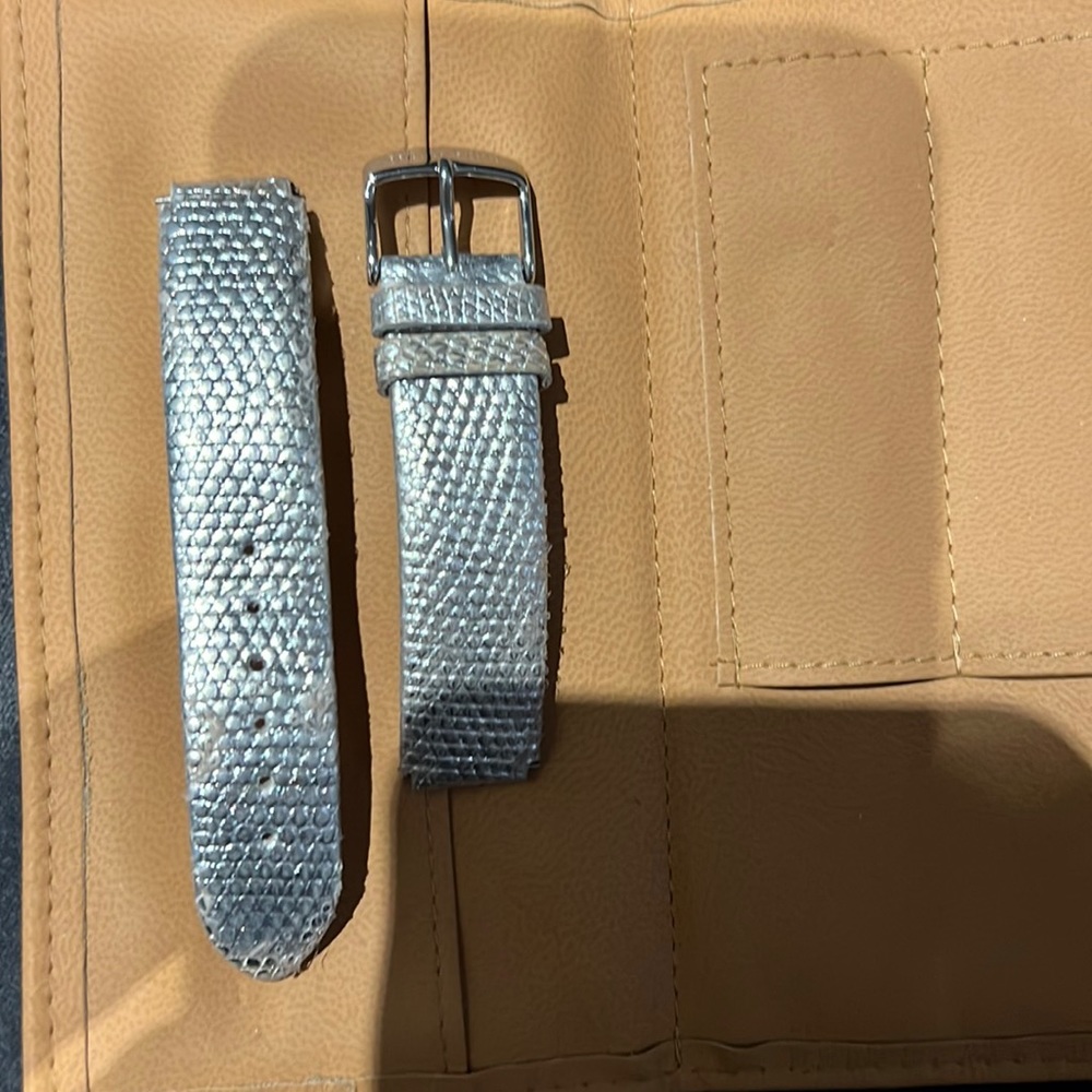 Three original Philip stein watch straps